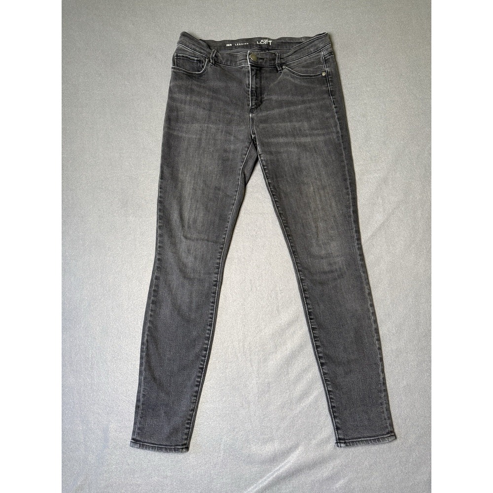 Ann Taylor Loft Legging Black Jeans Women's Size 8 (29 Waist)